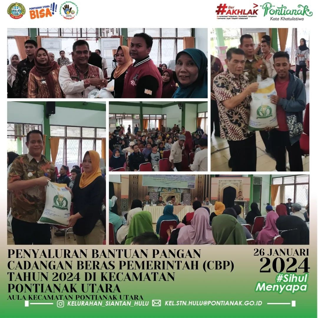 Bantuan Pangan Cadangan Beras Pemerintah (CBP) tahun 2024