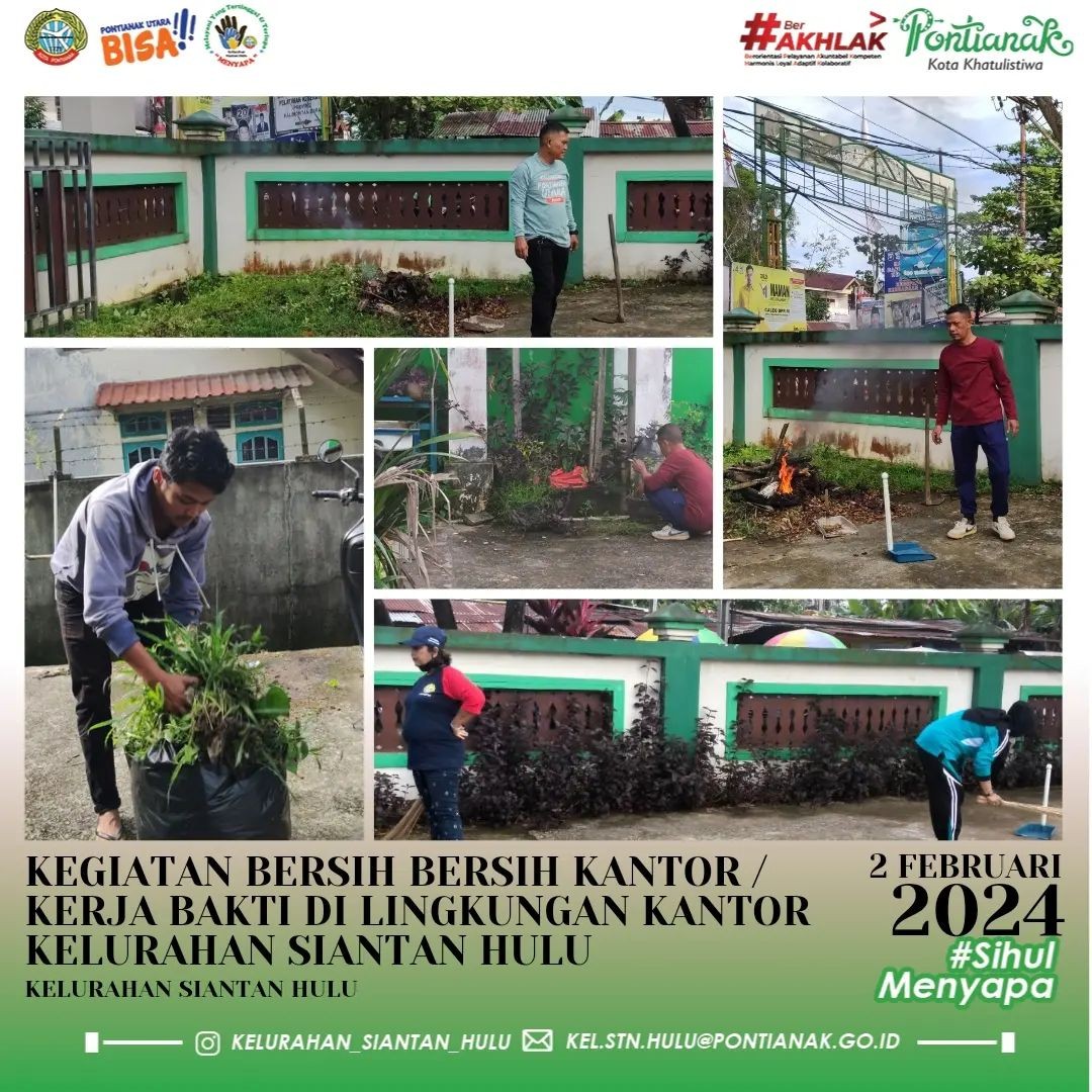 Kerja Bakti Kel Siantan Hulu